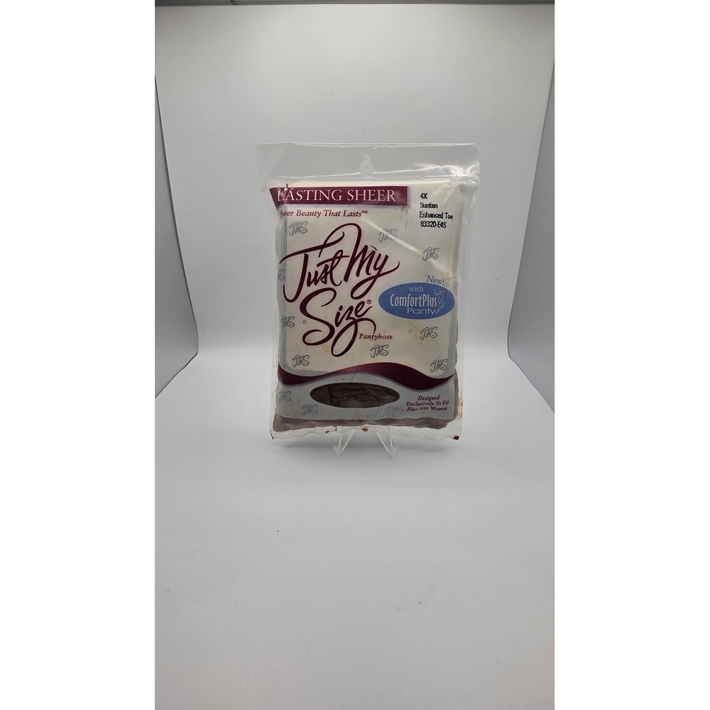 Just My Size Lasting Sheer Pantyhose ComfortPlus Panty Suntan 4X 83320-E4S